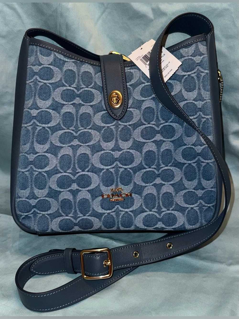 Coach CDB98 Hadley Convertible Crossbody Bag in Signature Denim - Picture 3 of 15